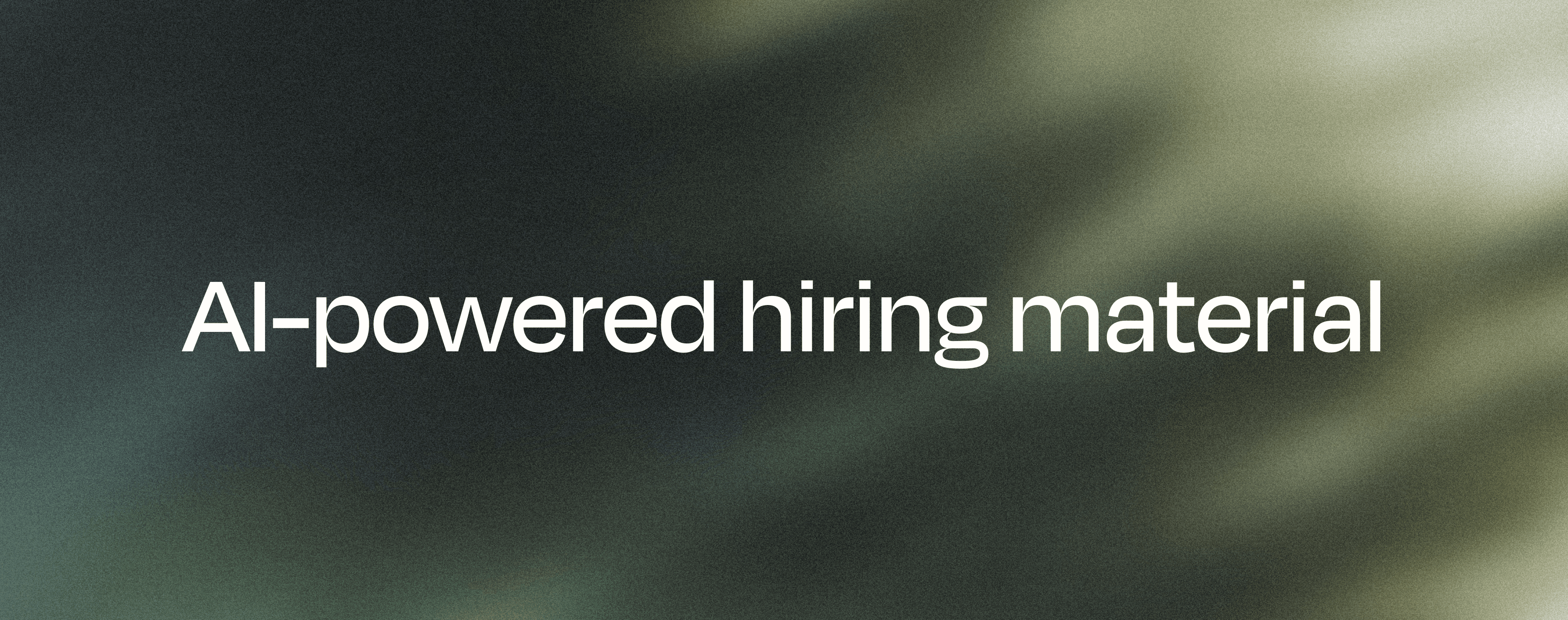 AI Powered Hiring Material