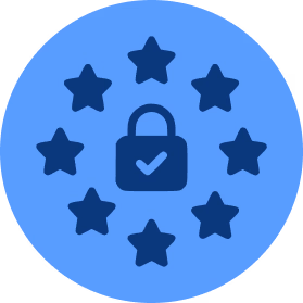 GDPR compliance certification badge