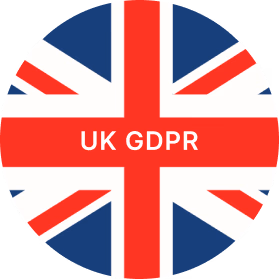 GDPR UK compliance certification badge
